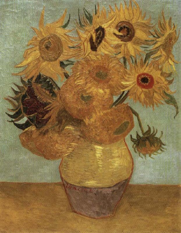 Sunflowers, Vincent Van Gogh